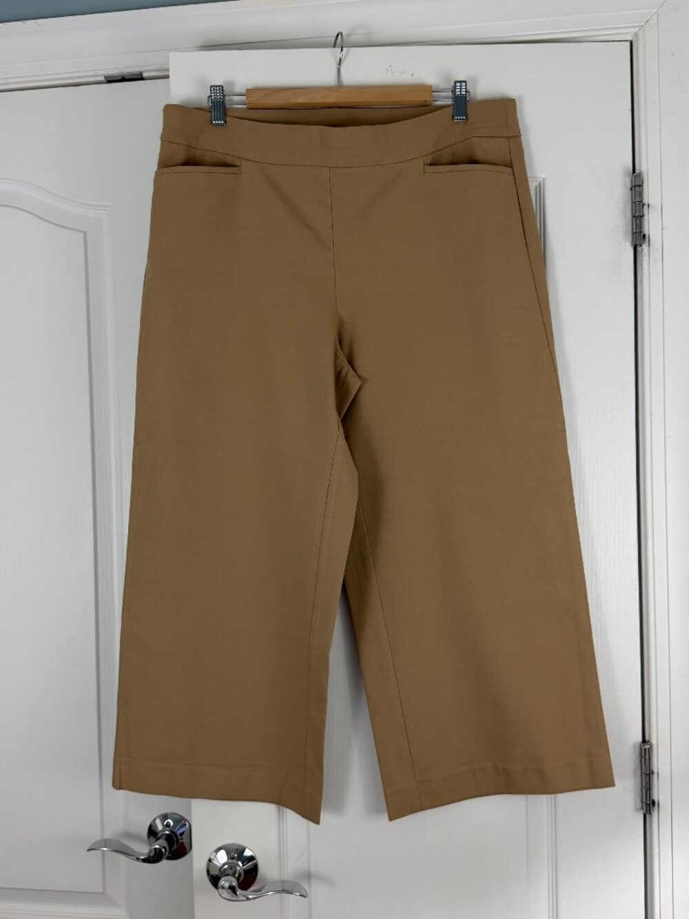 Chico's Wide Leg Pants Size 3 (16) Tan 3034